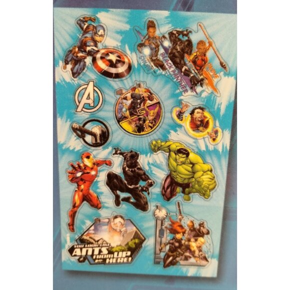 Marvel Avengers Sticker Pad 96 Hulk Iron Man Captain America Party Favor Crafts - Picture 3 of 4
